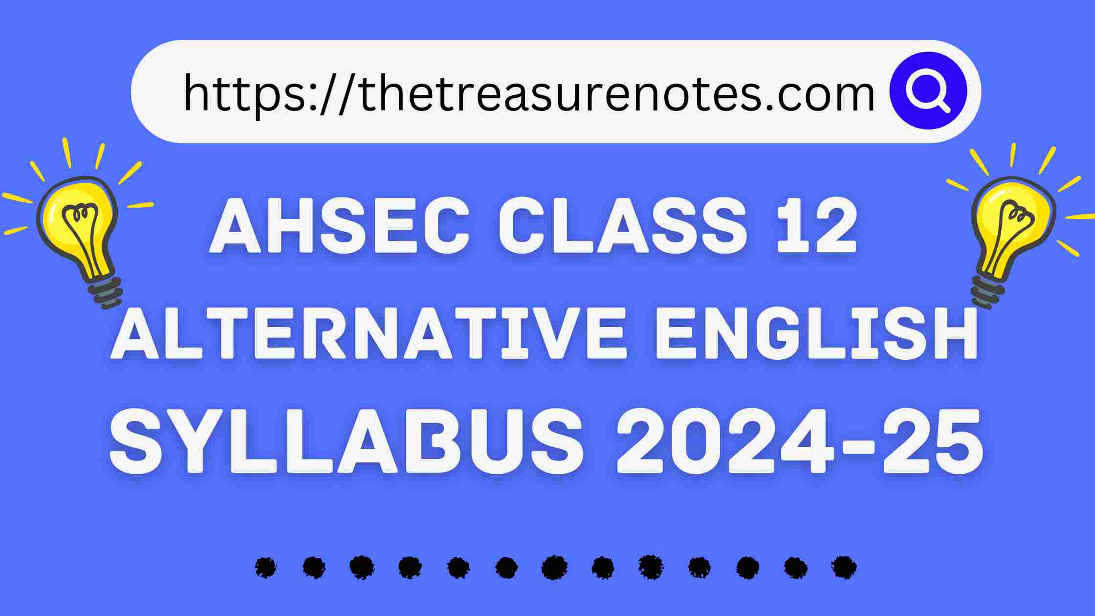 AHSEC Class 12 Alternative English Syllabus 2025, HS 2nd Year Alternative English Syllabus 2025, Assam Board Class 12 Alternative English Syllabus 2025