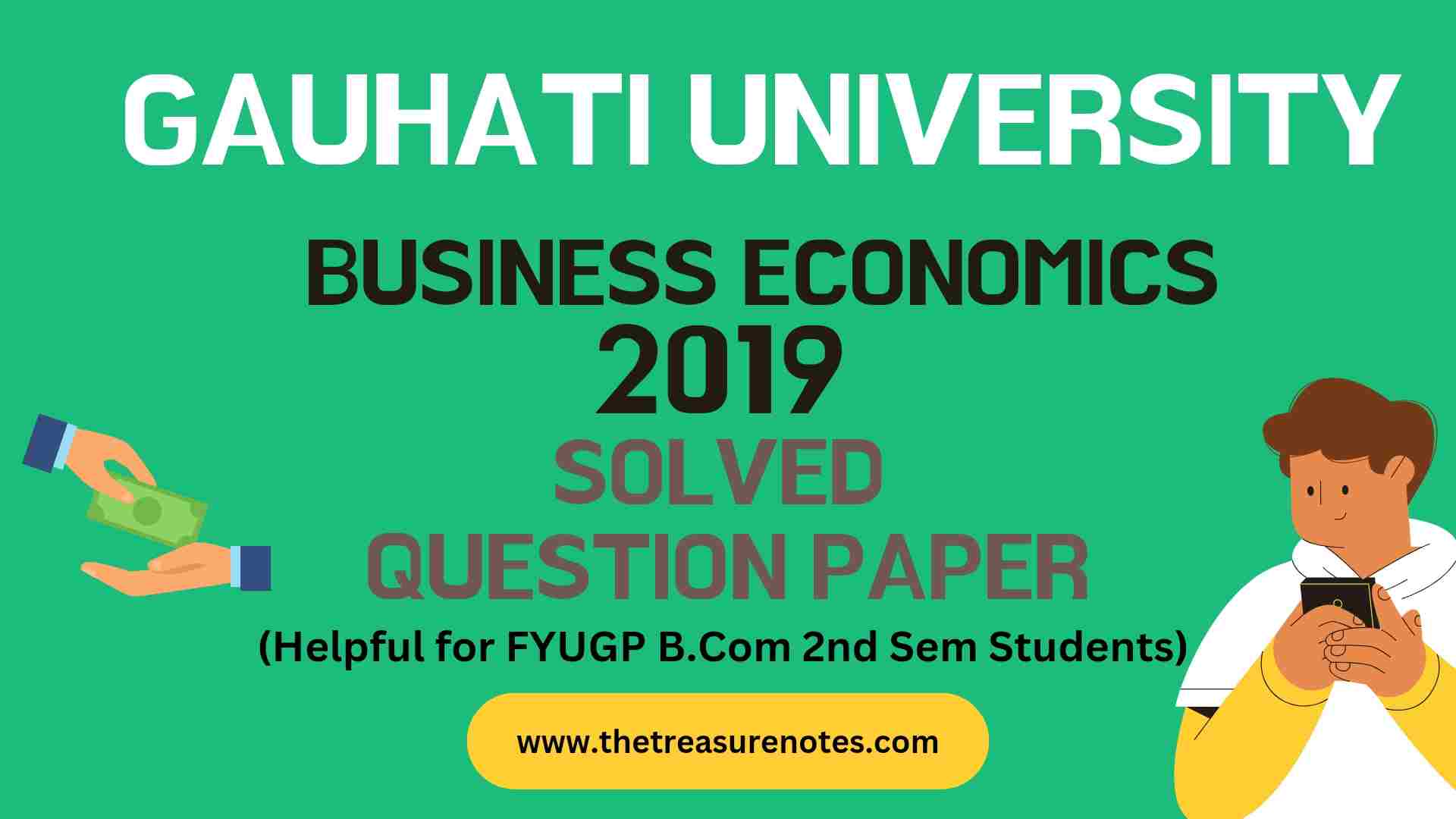 Business Economics Solved Question Paper 2019 [Gauhati University]